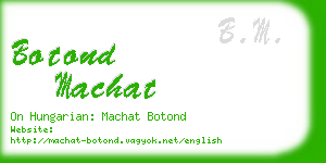 botond machat business card